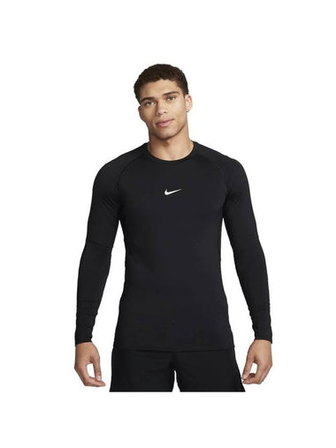 Men's Dri-FIT Slim Long Sleeve T-Shirt Black - NIKE - BALAAN 1