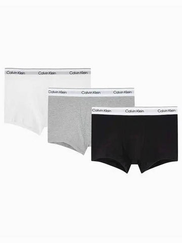 UNDERWEAR Men s Modern Cotton Trunks 3PK NB3963MP1 - CALVIN KLEIN - BALAAN 1