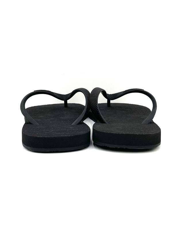 Men's Logo Monogram Flip Flops Black - VETEMENTS - BALAAN 5