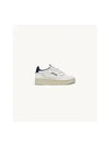 Medalist Navy Tab Low Top Sneakers White - AUTRY - BALAAN 7