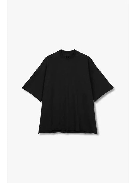 MEN Oversized Crew Neck T Shirt Black - RICK OWENS - BALAAN 1