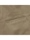 Pre order delivery November 21st Curved drill pants beige - NOIRER - BALAAN 7