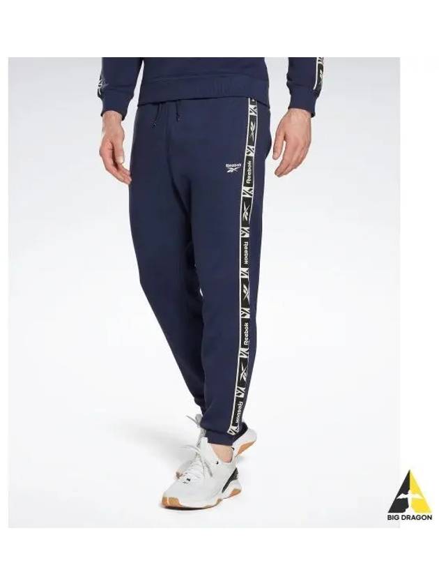 RI Tape Pants Navy HJ7843 - REEBOK - BALAAN 1