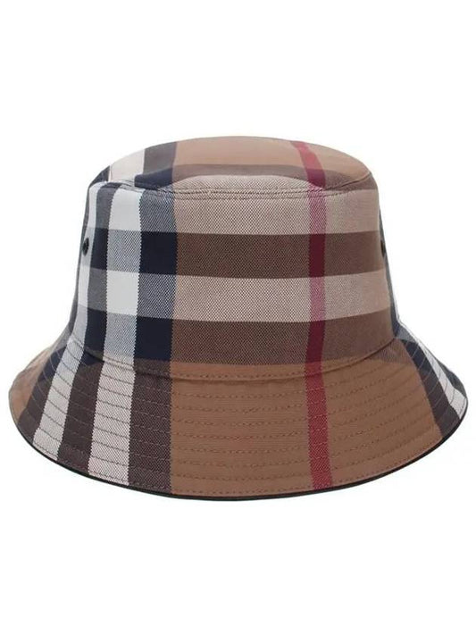 checked cotton bucket hat - BURBERRY - BALAAN 2