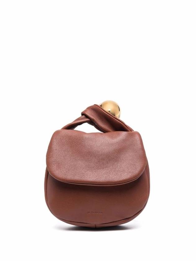 Women's Sphere Lambskin Leather Tote Bag Brown - JIL SANDER - BALAAN 2