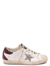 Superstar Glitter Tab Low Top Sneakers White - GOLDEN GOOSE - BALAAN 2