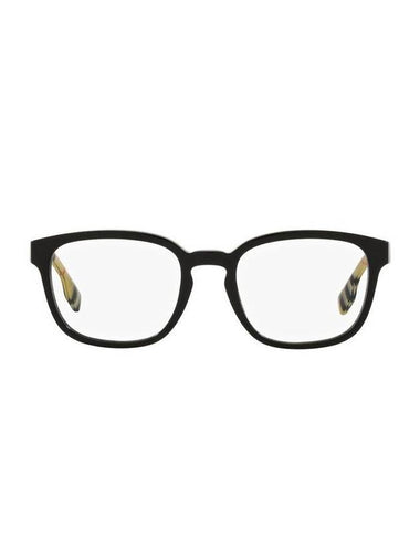 Eyewear Vintage Check Temple Square Eyeglasses Black - BURBERRY - BALAAN 1