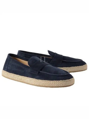 24 MZU thread I701 C6751 suede penny loafers - BRUNELLO CUCINELLI - BALAAN 1