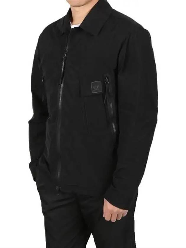 Metropolis Memri Zipper Jacket Black - CP COMPANY - BALAAN.