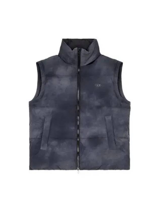 W Raveel SL Cloudy Effect Down Vest Dark Grey - DIESEL - BALAAN 2