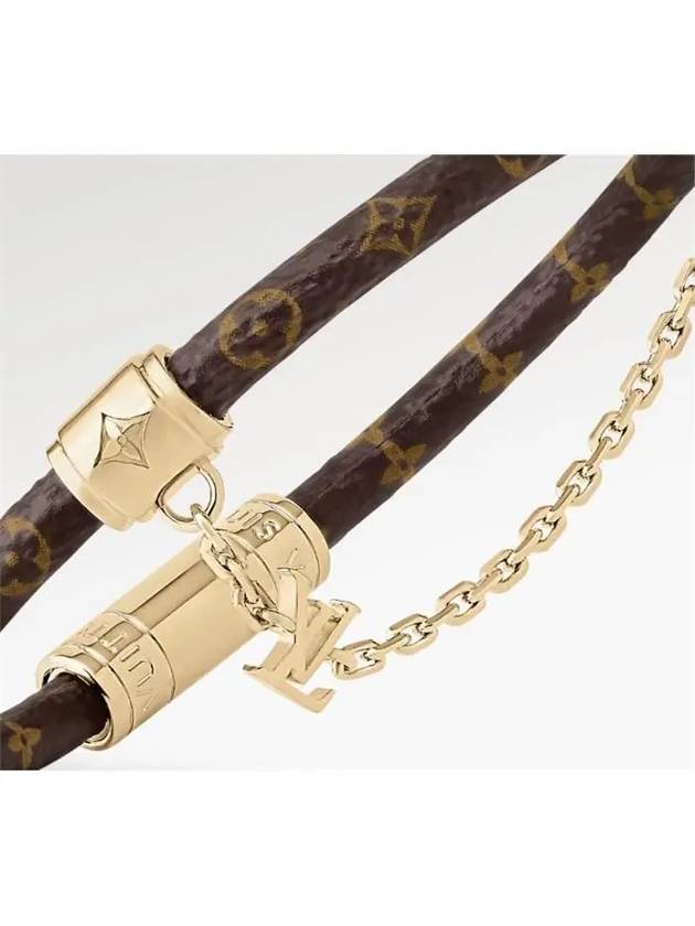 Chain It Bracelet Brown M8578D - LOUIS VUITTON - BALAAN 4