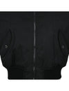 Oakleaf Crest Nylon Bomber Jacket Black - BURBERRY - BALAAN 8