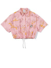 Resort Button Up Shirt PINK WOMAN M3122PTS12PNK - MALBON GOLF - BALAAN 3