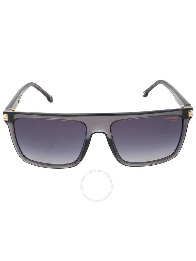 Carrera Grey Shaded Browline Unisex Sunglasses CARRERA 1048/S 0KB7/9O 58 - CARRERA - BALAAN 1