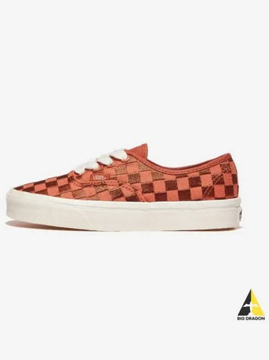 Authentic Embroidered Checker Orange - VANS - BALAAN 1