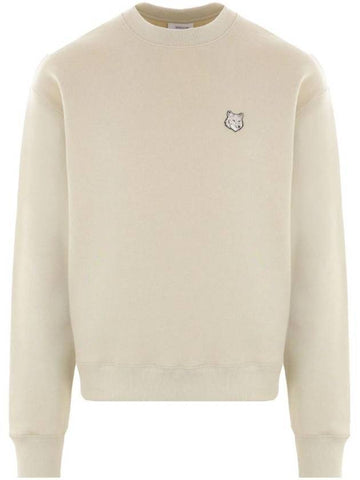 Bold Fox Head Cotton Sweatshirt Ash Tree - MAISON KITSUNE - BALAAN 1