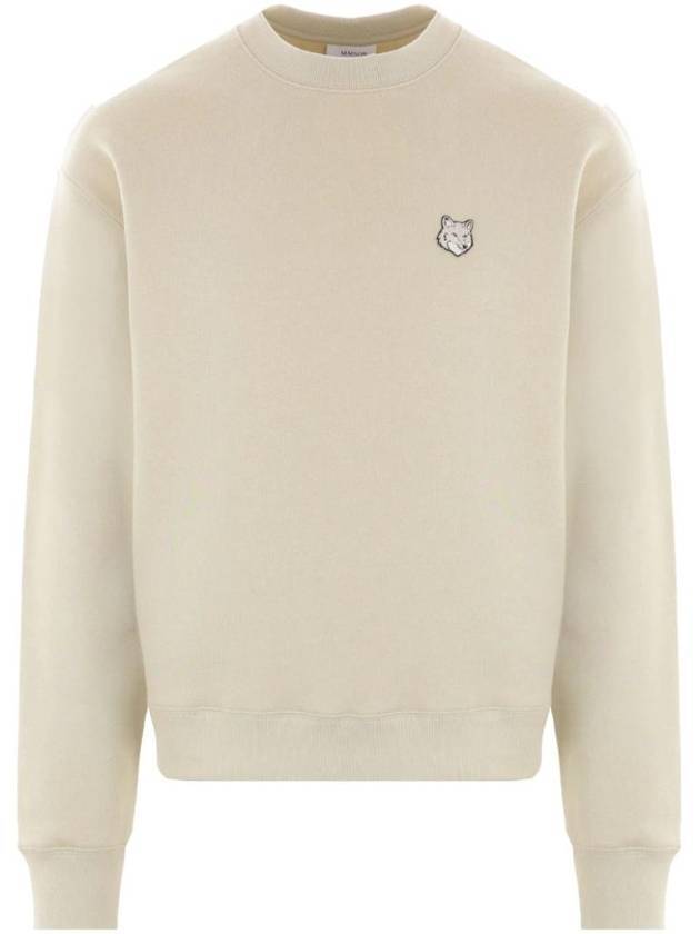 Bold Fox Head Cotton Sweatshirt Ash Tree - MAISON KITSUNE - BALAAN 1