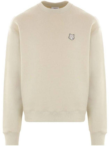 Bold Fox Head Cotton Sweatshirt Ash Tree - MAISON KITSUNE - BALAAN 1