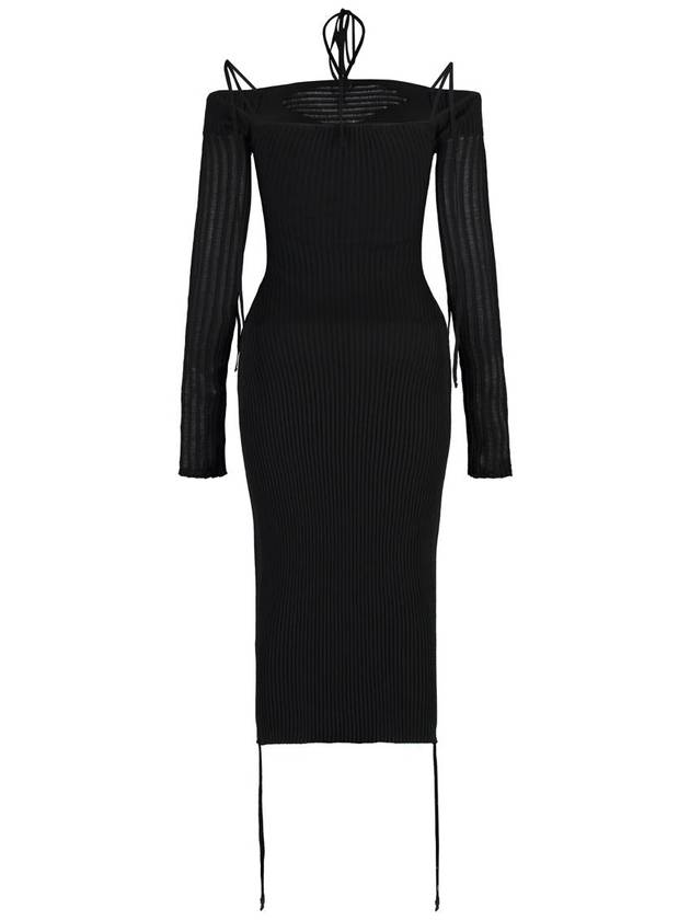 Andreādamo Ribbed Knit Dress - ANDREADAMO - BALAAN 2