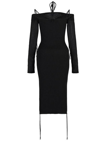 Andreādamo Ribbed Knit Dress - ANDREADAMO - BALAAN 2