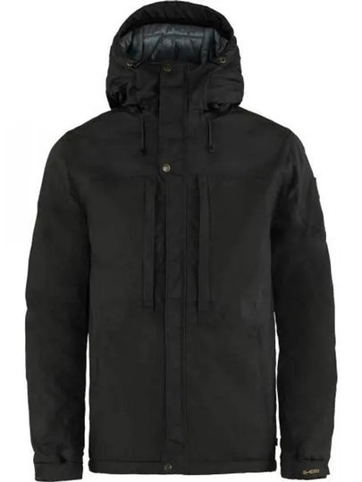 Men's Skogso Hooded Jacket Dark Grey - FJALL RAVEN - BALAAN 2