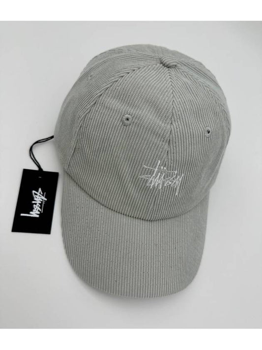 Graffiti Cord Low Pro Ball Cap Silver Blue - STUSSY - BALAAN 2