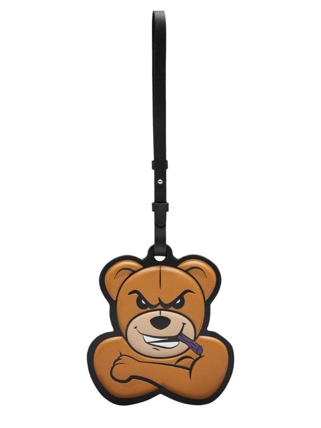 Bear Patch Keyholder Brown - MONCLER - BALAAN 1