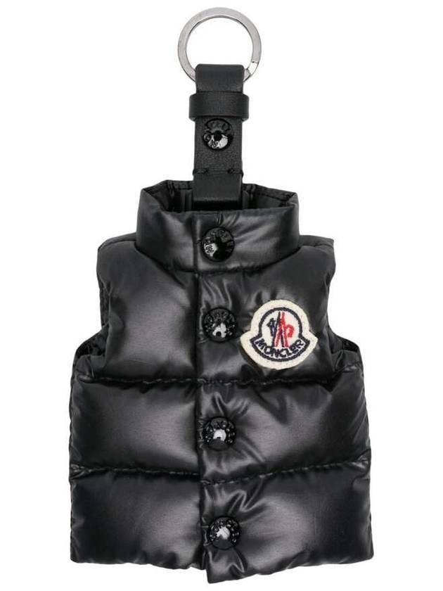 Vest Shaped Key Holder Black - MONCLER - BALAAN 1