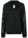 11th Anniversary Black Logo Printing Hooded Zip up 1B T106 052 1 - COMME DES GARCONS - BALAAN 3