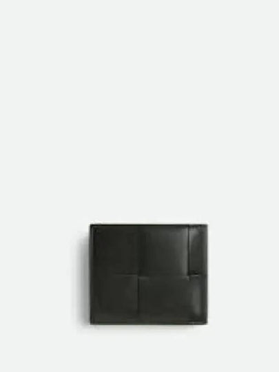 Maxi Intrecciato Coinpurse Half Wallet Black - BOTTEGA VENETA - BALAAN 2