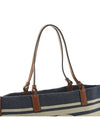 Ella Jacquard Tote Bag Royal Navy - TORY BURCH - BALAAN 9