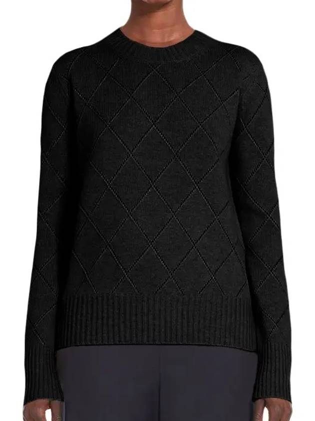 Brunate Cashmere Wool Knit Top Black - MAX MARA - BALAAN 8