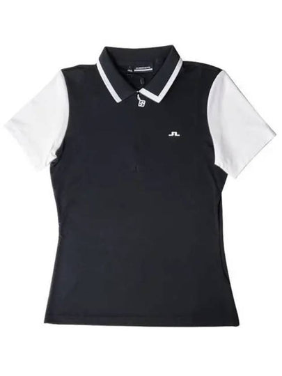 Women's Antonia Golf PK Shirt Black - J.LINDEBERG - BALAAN 2