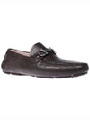 755611 02C398 Gancini Driver Loafers - SALVATORE FERRAGAMO - BALAAN 3