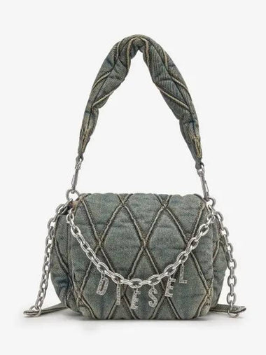 Charm D shoulder S bag blue X09597P5570HA001 - DIESEL - BALAAN 1