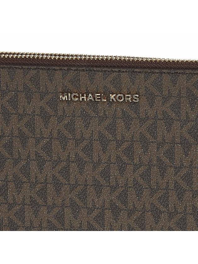 Monogram Print Cross Bag Brown - MICHAEL KORS - BALAAN 8