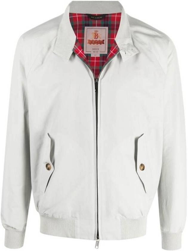 G9 Classic Original Harrington Zip-Up Jacket Grey - BARACUTA - BALAAN 2