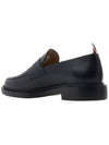 Pebble Grain Rubber Sole Penny Loafer Black - THOM BROWNE - BALAAN 4