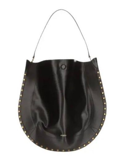 Oskan Leather Shoulder Bag Black - ISABEL MARANT - BALAAN 2