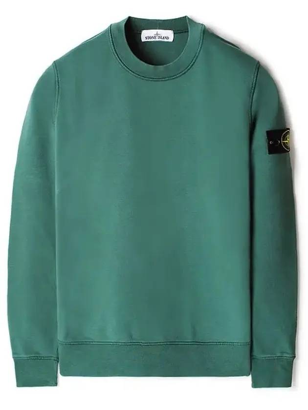 Waffen Patch Sweatshirt Green - STONE ISLAND - BALAAN.