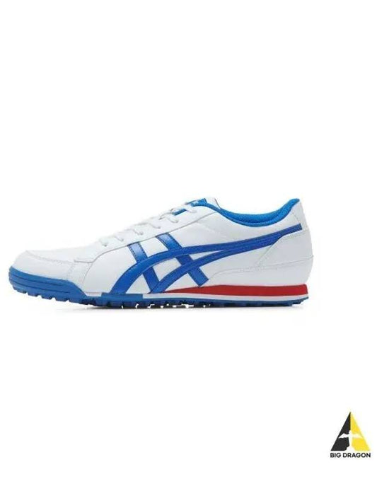 Gel Free Shot Spikeless Golf Shoes White Blue - ASICS - BALAAN 2