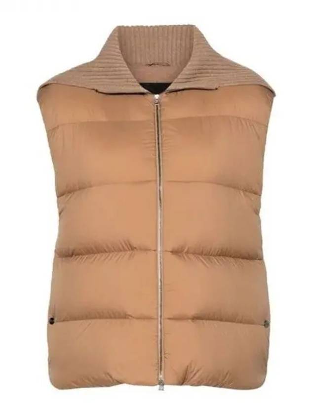 Herno knit collar padded vest - HERNO - BALAAN 1