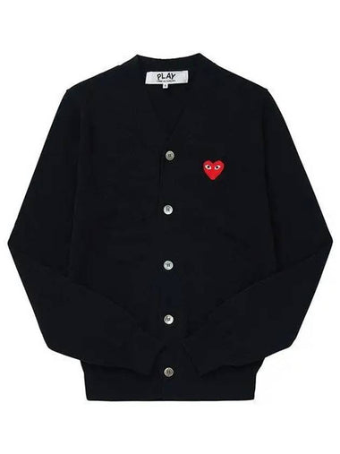 P1N008 1 Play Red Heart Waffen Men s Cardigan 271226 1147395 - COMME DES GARCONS - BALAAN 1