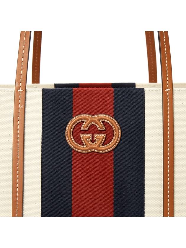 Women's Interlocking Tote Bag White - GUCCI - BALAAN 9