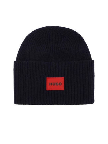 Logo Beanie Navy - HUGO BOSS - BALAAN 1