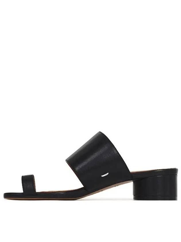 Women's Tabi Bold Strap Hanna Mule Black - MAISON MARGIELA - BALAAN 3