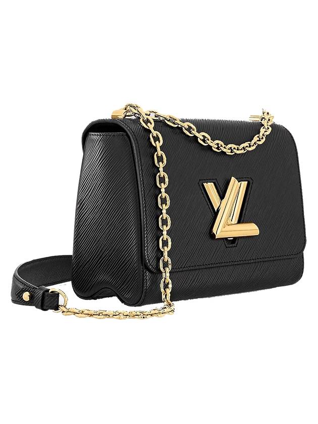 Women's Twist MM Shoulder Bag Black - LOUIS VUITTON - BALAAN 3