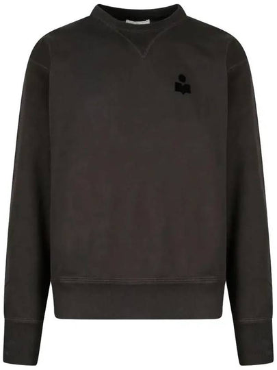 Mike Logo Cotton Sweatshirt Faded Black - ISABEL MARANT - BALAAN 2