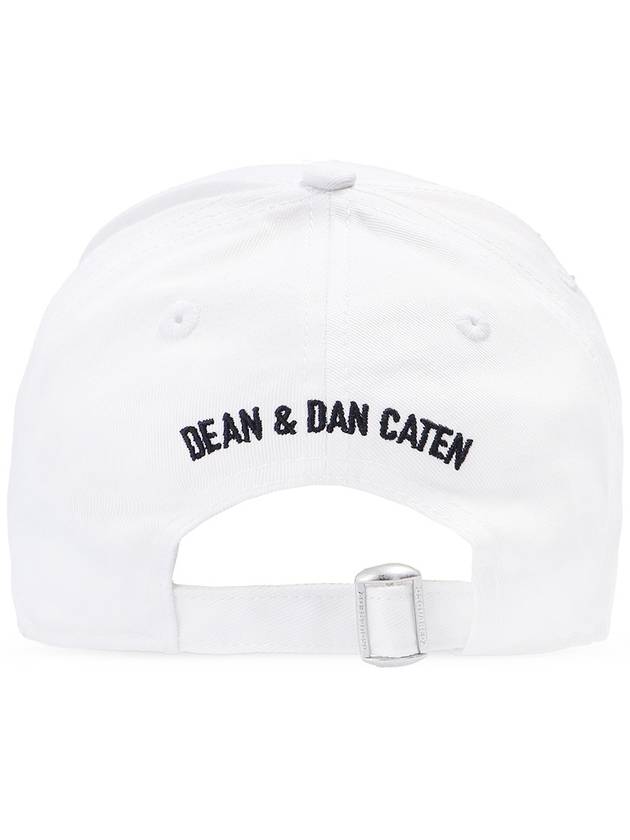 icon logo ball cap white - DSQUARED2 - BALAAN 4