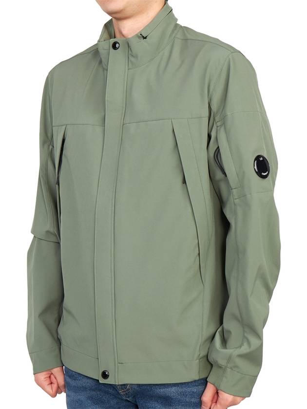 Shell R Lens Zip-Up Jacket Green - CP COMPANY - BALAAN 4